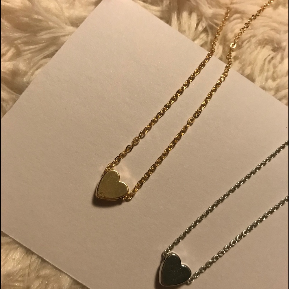 💜 Dainty heart necklace 💜